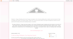 Desktop Screenshot of blog.rachelaclingen.com